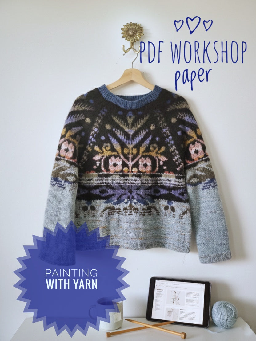 PDF workshop pater 'Painting with Yarn: The Importance of Value in Stranded Knitting'