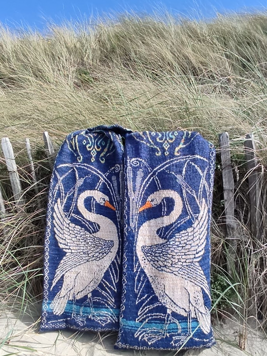 PDF knitting pattern SWANS, LOVEAND FIBRES